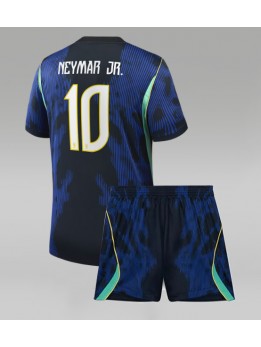 Detské Futbalové oblečenie Brazília Neymar Jr #10 MS 2026 Krátky Rukáv - Preč (+ trenírky)